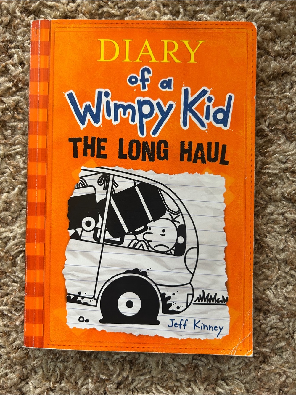 Diary of a Wimpy Kid: The Long Haul - Orange Hardcover